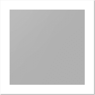 Solid Fog Light Gray Monochrome Minimal Design Posters and Art